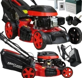 Savaeigė žoliapjovė vėjapjovė 53cm pločio Su ELEKTRINIU STARTERIU KRAFT&amp;DELE KD5083