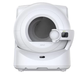 Savaime išsivalantis kačių tualetas PetKit Purbot Ultra, baltas + DOVANA Maišeliai Petkit litter box Purobot ULTRA- 3 vnt