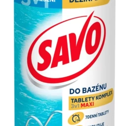 Savo Maxi 3-in-1 Chloro Tabletės Baseinui, 1,2 Kg