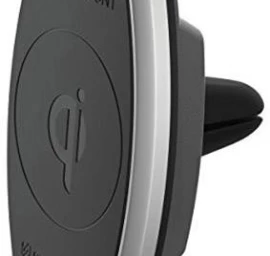 scosche Magicmount Pro Charge Vent Automobilinis Laikiklis Su Belaidžiu įkrovimu (juodas)