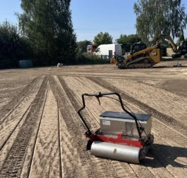 Sowing grass
