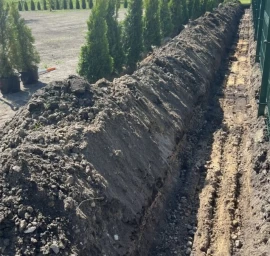 Digging trenches