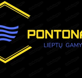 Pontoninių lieptų gamyba, statyba