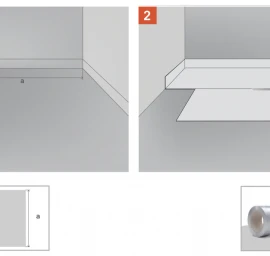Pigi ir greitai montuojama garso izoliacinė sistema grindims (su betono perdanga) „Standart-4“ montavam instrukcija 1-2