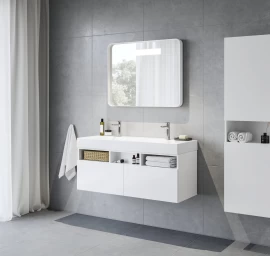 SD Natural 120 spintelė po praustuvu balta