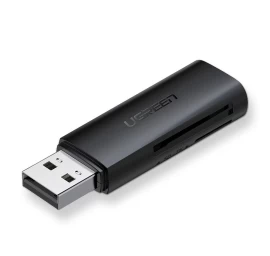 Sd Tf Atminties Kortelių Skaitytuvas Kompiuteriui Usb 3.0 Juodas