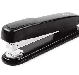 Segiklis Forpus, juodas, iki 25 lapų, sąsagėlės 24/6, 26/6, metalinis