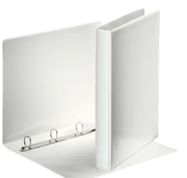 Segtuvas Esselte Panorama, A4/38 mm, 4-rių žiedų ø20mm, baltas 0806-003