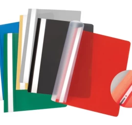 Segtuvelis skaidriu viršeliu Forpus Standart, A4, žalias