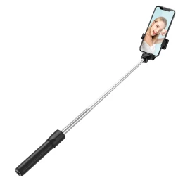 Selfie Lazda Teleskopinė Su Nuotolinio Valdymo Pulteliu Telefono Trikojis Stovas 0,7 M - Juoda