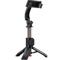 „selfie“ Lazdelė Su Automatiniu Trikoju Ir „bluetooth“ Nuotolinio Valdymo Pultu, 63 Cm – Juoda