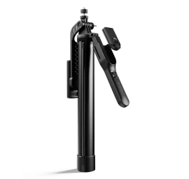 „selfie“ Lazdos Trikojis 1/4'' Telefonui, Kamerai, Fotoaparatui, „bluetooth“ – Juodas