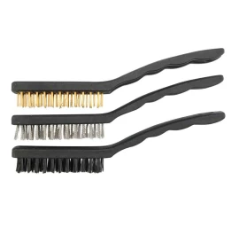 Šepečių plastikine rankena rinkinys (3vnt) 170mm