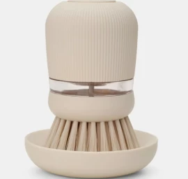 Šepetys su muilo dozatoriumi Brabantia, Soft Beige, 252167