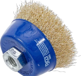 Šepetys vielinis puodo tipo | variuotas M14 x 2 | Ø 75 mm x 57 mm (3983)