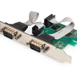Serial I/O 2-Port PCIexp ress Card 2xDB9 + LP