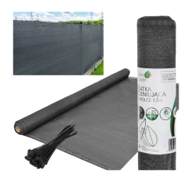 šešėlių Tinklas 110g/m2 1,5x10 M Tamsiai Pilkas