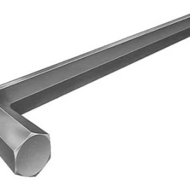 Šešiakampis raktas lenktas 17 mm, Cr-V,  290x53 mm (35D917)