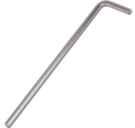 Šešiakampis raktas lenktas ilgas 6 mm, Cr-V  (35D906)