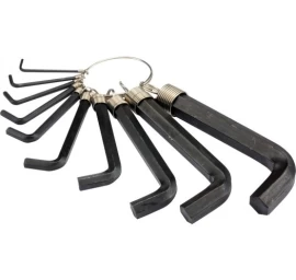 Šešiakampių raktų komplektas  2-14 mm, /hex/ 10vnt. (56400)