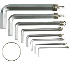 Šešiakampių raktų komplektas / hex / 8vnt. 2 - 10mm (56392)