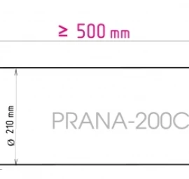 Buitinis mini rekuperatorius Prana-200C