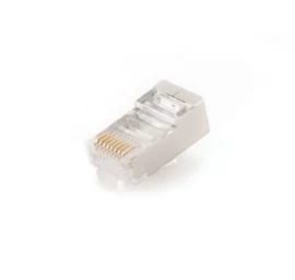 Shielded modular plug   RJ45/FTP/cat.5e/100pcs