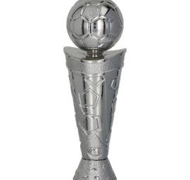Sidabrinė Plastikinė Figūrėlė - Futbolo Kamuolys