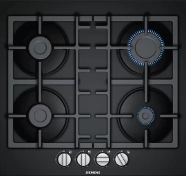 Siemens iQ300 EN6B6PB90 hob Black Built-in 60 cm Gas 4 zone(s)