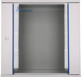 Sieninė Spinta 12u 600x450 Pilkos Spalvos Stiklinėmis Durelėmis