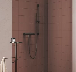 Sieninis dušo maišytuvas Ravak Espirit be dušo komplekto, Graphite Brushed X070317