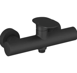 Sieninis dušo maišytuvas Ravak Spring SG, juodas matinis X070549