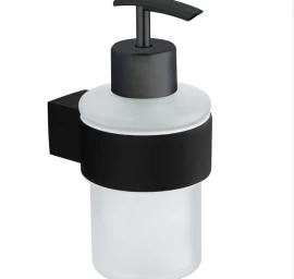 Sieninis muilo dozatorius Faneco Sydney, 170ml., juodas, HSS5XBL