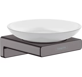 Sieninis muilo laikiklis AddStoris, brushed black chrome 41746340