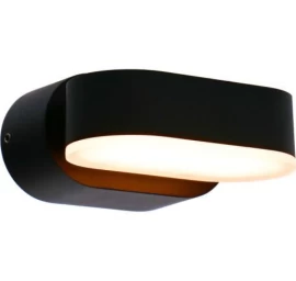 Sieninis šviestuvas Led&#039;s Light 1000510, juodas (Ekspozicinė prekė)