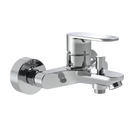 Sieninis vonios maišytuvas LAUFEN PRO X 160 mm, be dušo komplekto, chromas, HF506960100630