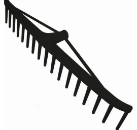 šieno Grėblys Pro Black Retro