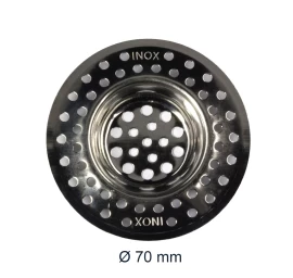 Sietelis, Ø 7 cm, blizgus chromas, nerūdijantis plienas, 13700300