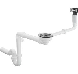 Sifonas plautuvei Hansgrohe su užkemšamu ventiliu D14-10, chromas 43921800