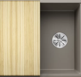 Silgranitinė plautuvė AXIA III 45 S SILG PDUR Tartufo Z.ES InFino M.AF su medine lentele