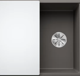 Silgranitinė plautuvė AXIA III 45 S SILG Pilka Z.GL InFino M.AF su stikline lentele