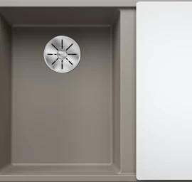 Silgranitinė plautuvė AXIA III 6 S LI SILG PDUR Tartufo Z.GL InFino M.AF su stikline lentele ir nuvarvėjimo indu