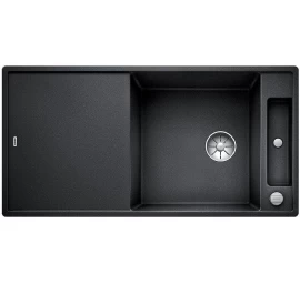 Silgranitinė plautuvė AXIA III XL 6 S-F SILG PDUR Antracitas Z.GL InFino M.AF su stikline lentele