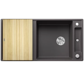 Silgranitinė plautuvė AXIA III XL 6 S SILG PDUR Pilka Z.ES InFino M.AF su pjaustymo lentele