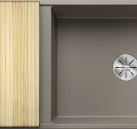 Silgranitinė plautuvė AXIA III XL 6 S SILG PDUR Tartufo Z.ES InFino M.AF su medine lentele