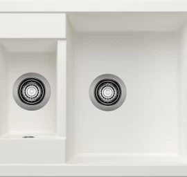 Silgranitinė plautuvė BLANCO METRA 6 SILG PDUR Balta O.ZUB O.AF