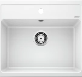 Silgranitinė plautuvė LEGRA 6 SILG Balta O.ZUB O.AF