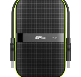 Silicon Power Armor A60 Išorinis Kietasis Diskas (1 Tb / Juoda / žalia )