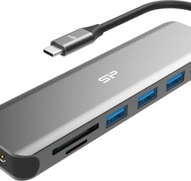 Silicon Power Spu3c07docsu200g (pilka / C Tipo Usb )