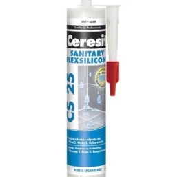 Silikonas CERESIT CS25, 280ml cemento pilkumo sp. (12)